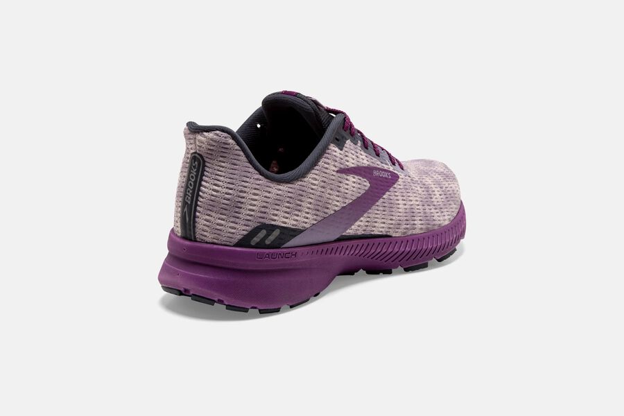 Brooks Launch 8 Road Running Shoes Womens - Purple - GTEMD-5637